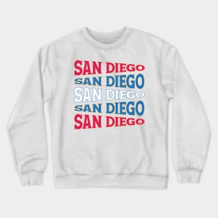 NATIONAL TEXT ART SAN DIEGO Crewneck Sweatshirt